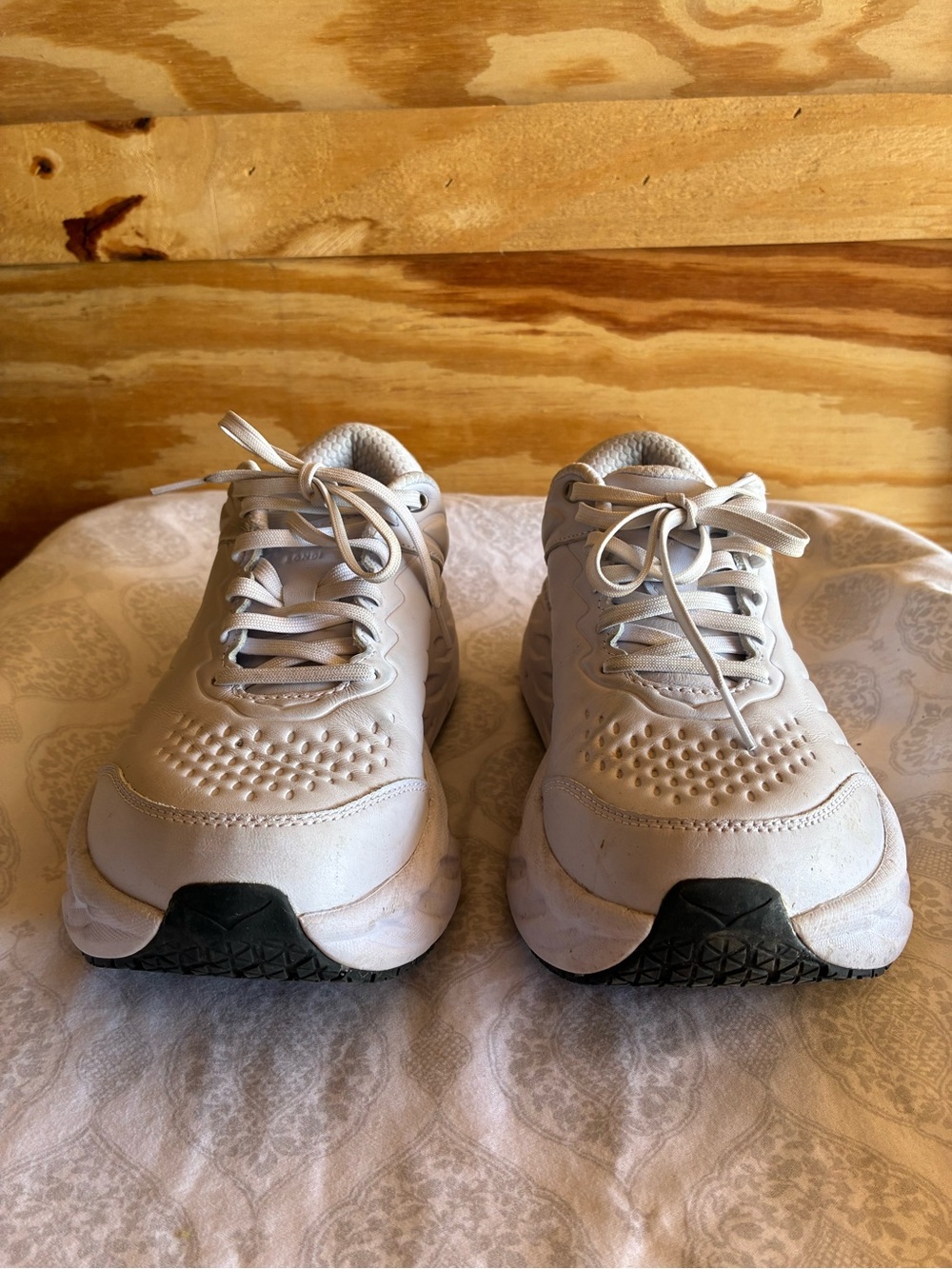 HOKA Sneakers in Frost/Frost Size 8.5 - Picture 5 of 12